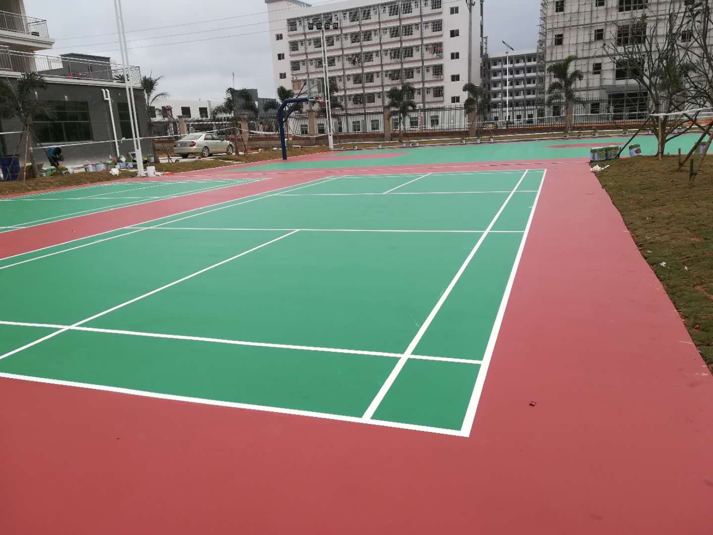 硅PU球场地坪工程 打造专业运动空间的理想选择